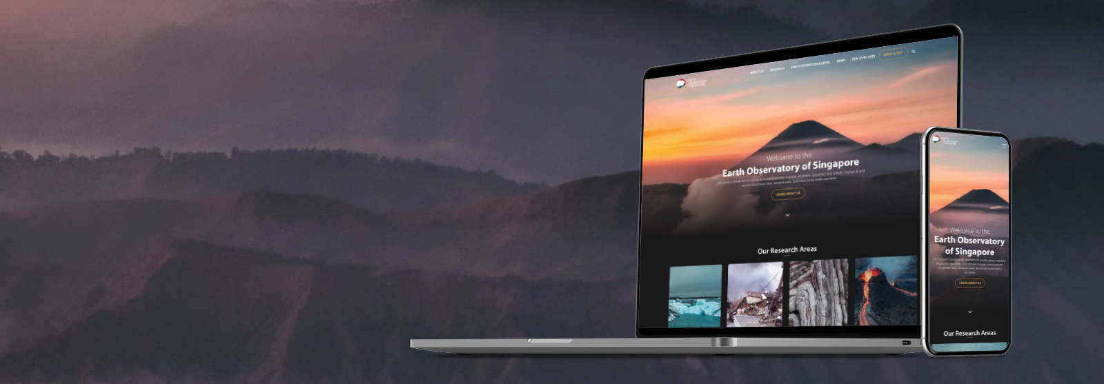 Earth Observatory Singapore (EOS) Website Revamp